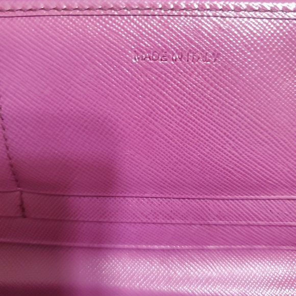 Prada Pink Nylon and Leather Continental Wallet - Picture 12 of 12